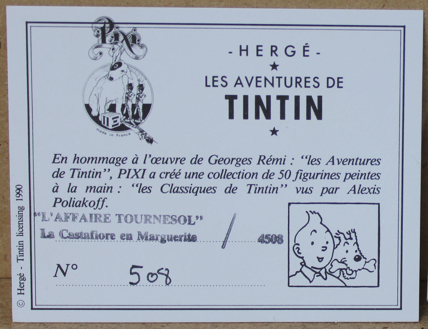 L'Affaire Tournesol, La Castafiore en Marguerite