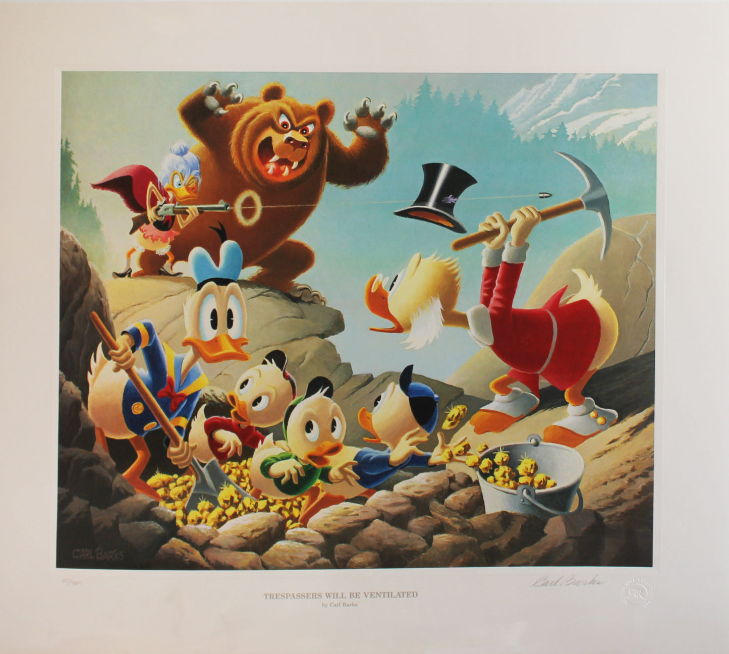 Trespassers will be Ventilated - 11. große Lithographie aus der Reihe von Another Rainbow