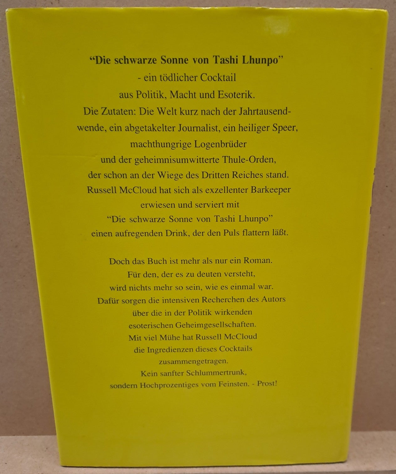 Die schwarze Sonne von Tashi Lhunpo