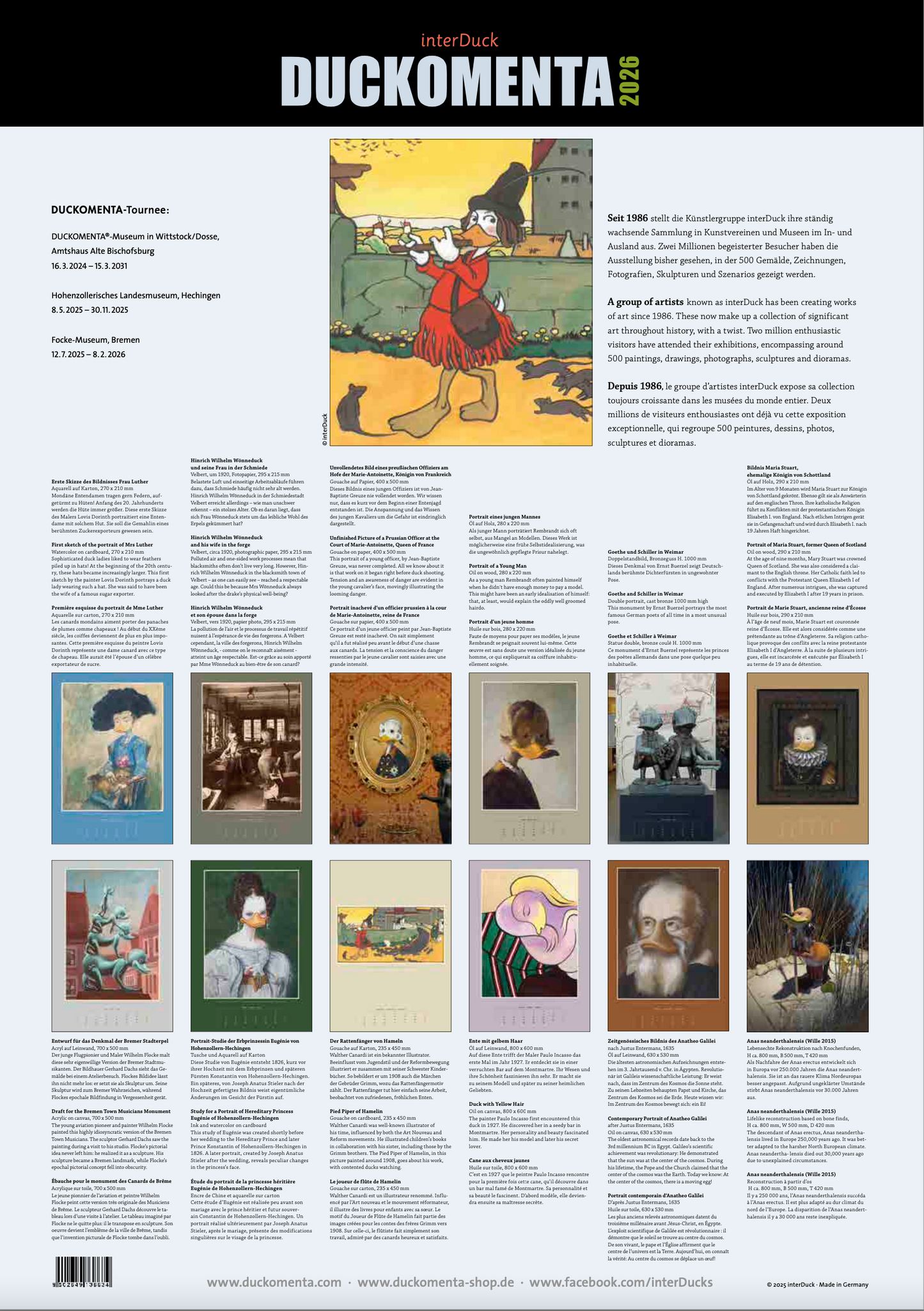 Duckomenta Kalender 2026