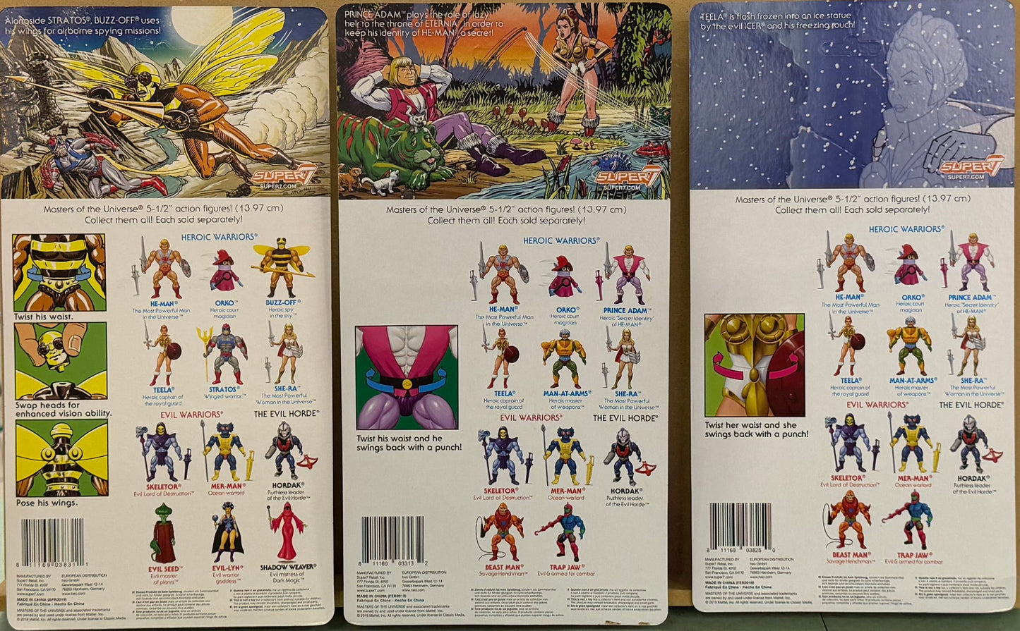 Masters of the Universe - Vintage Collection 22 Figures complete