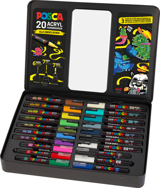 Posca: Etui Grafiti (Set kL52)