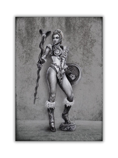 Masters of the Universe Exhibition Print: Teela von Netzroc