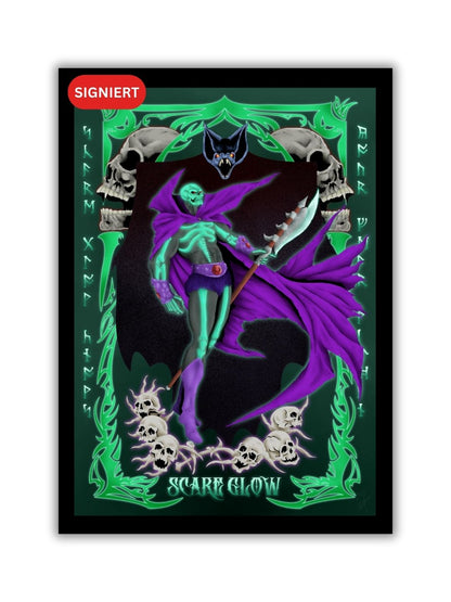 Masters of the Universe Exhibition Print: Scare Glow von Nino Ade