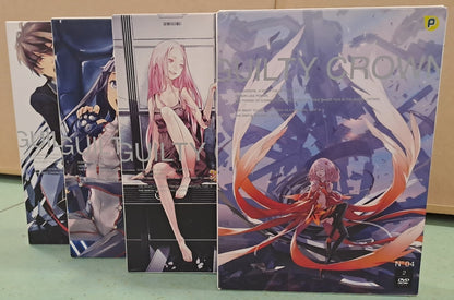 Guilty Crown 1-4 komplett auf 8 DVDs in 4 Schubern