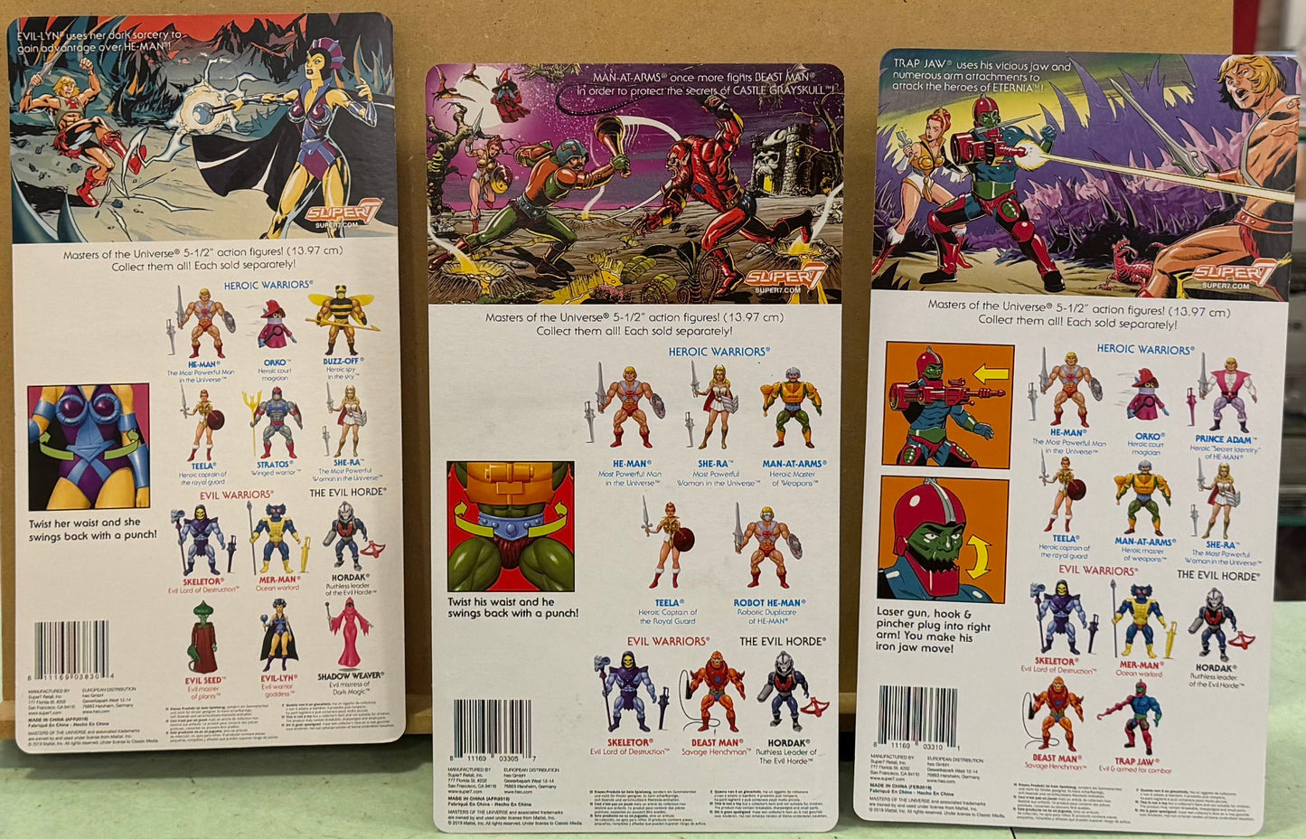 Masters of the Universe - Vintage Collection 22 Figures complete
