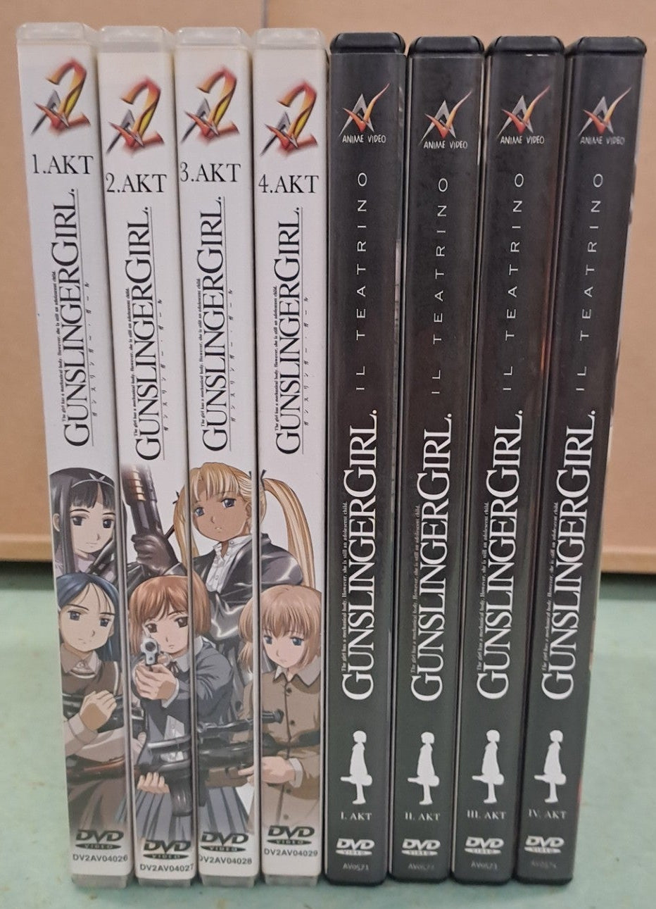 Gunslinger Girl komplett auf 8 DVDs