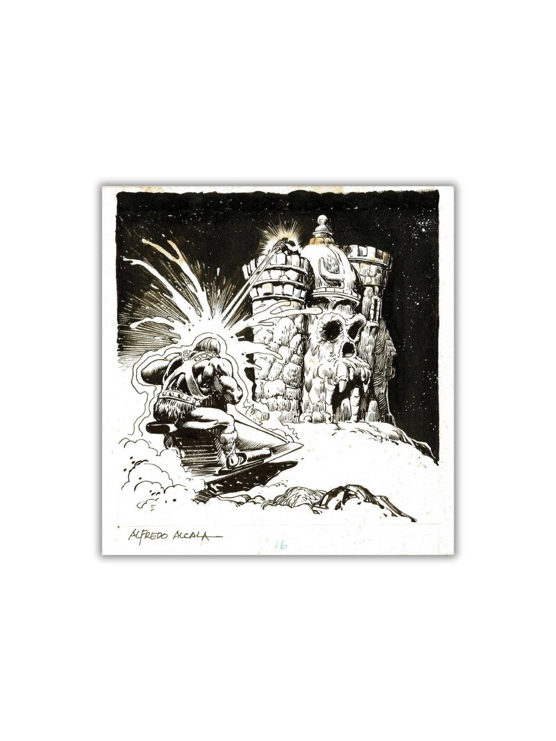 Masters of the Universe Exhibition Print: Grayskull von Alfredo Alcala ...