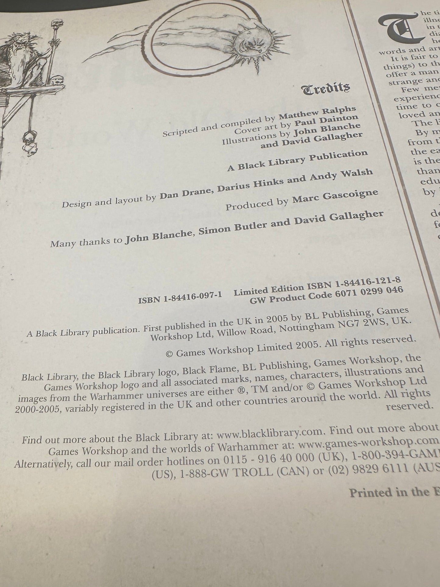 Warhammer Fantasy: Blood on the Reik - A Journey Through the Old World Limited Edition