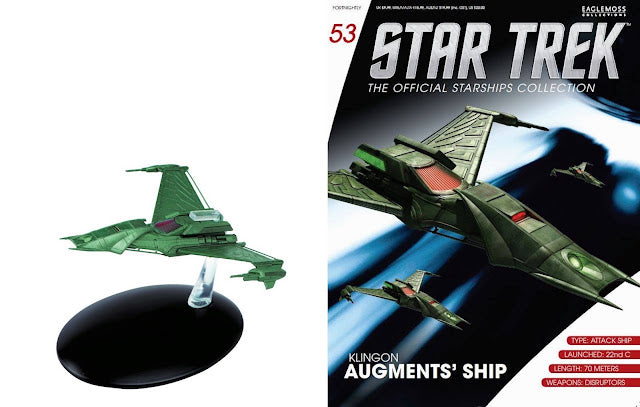 Star Trek Eaglemoss 53: Klingonischer Angriffsjäger OVP