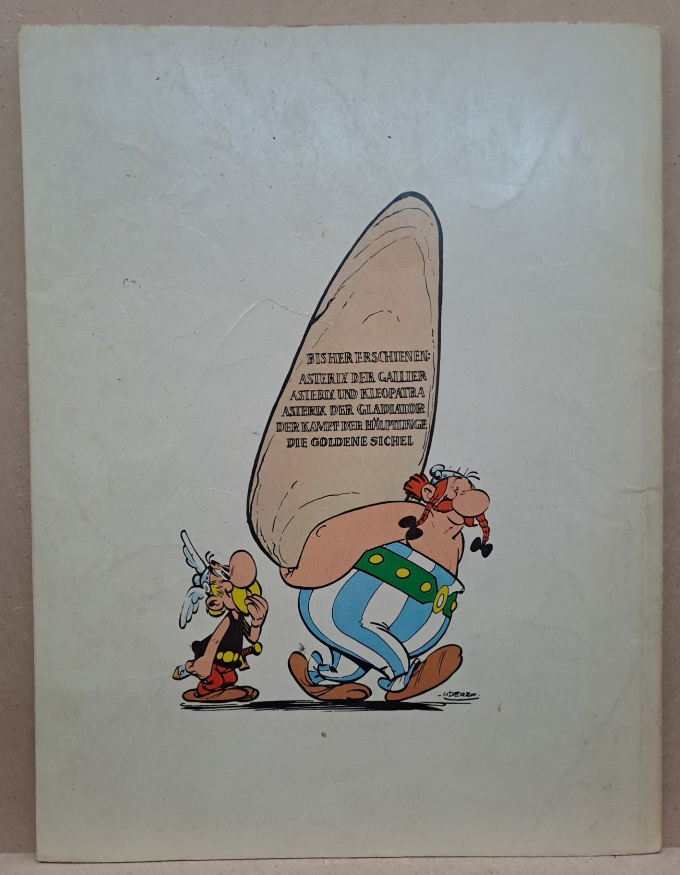 Asterix Die goldene Sichel Erstauflage
