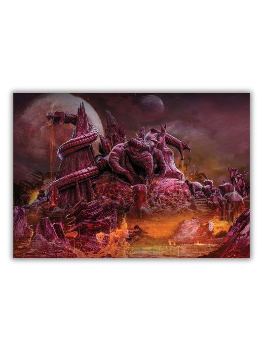 Masters of the Universe Exhibition Print: Snake Mountain von Ken Coleman