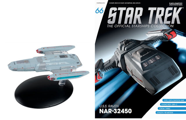 Star Trek Eaglemoss 66: S.S. Raven NAR-32450 OVP