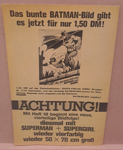 Superman und Batman Heft 16 / 1968