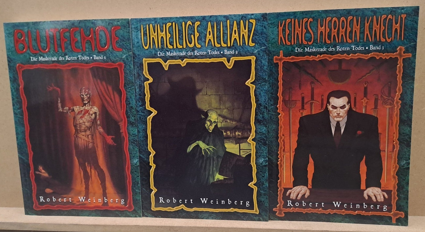 Die Maskerade des Roten Todes 1-3 komplett - Robert Weinberg