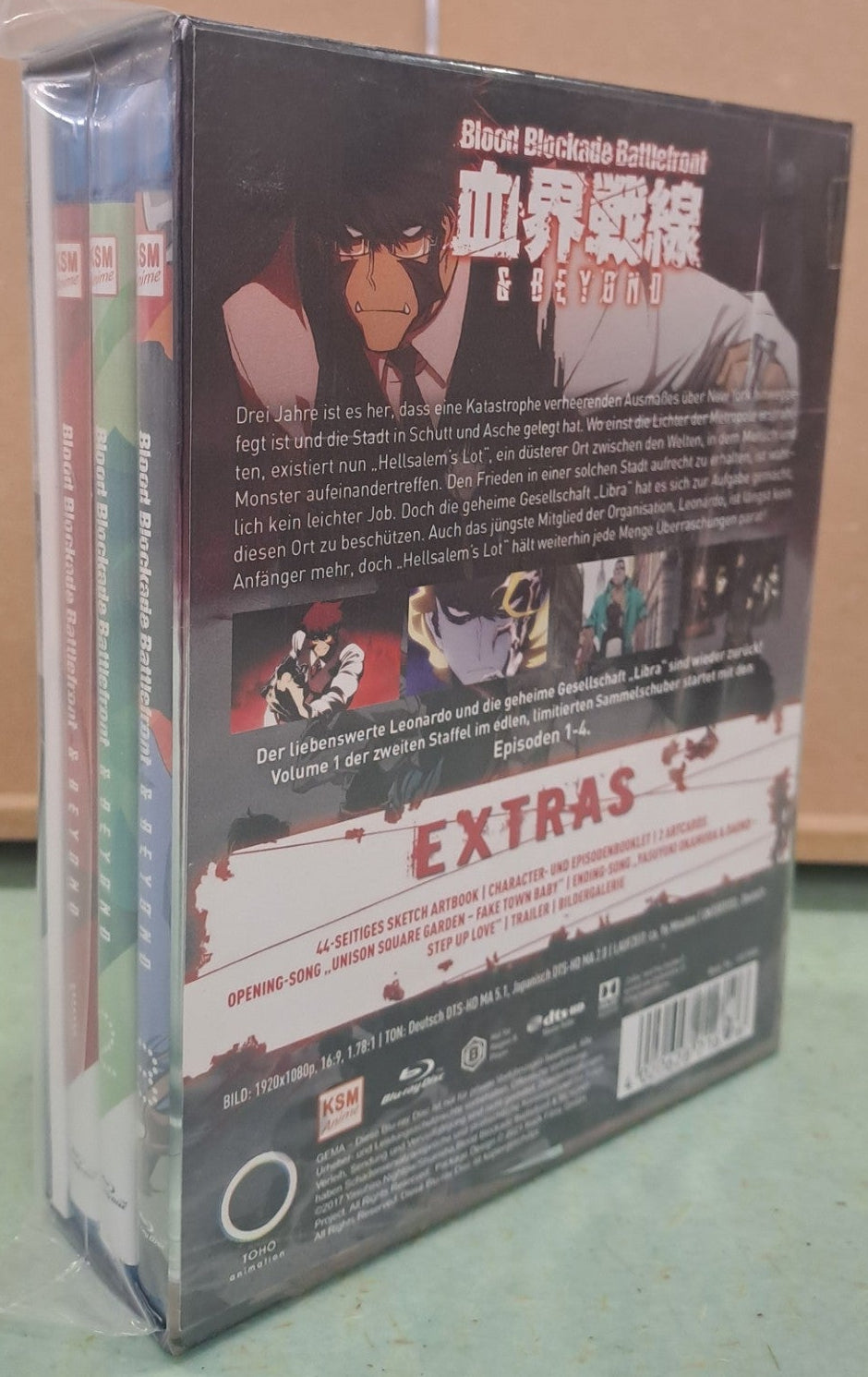 Blood Blockade Battlefront & Beyond 1-3 im Schuber komplett auf 3 Blu-Rays