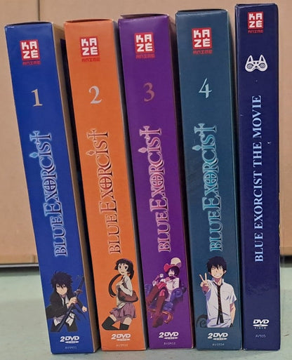 Blue Exorcist 1-4 komplett + Movie auf 9 DVDs