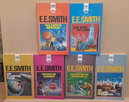 E. E. Smith - Lensmen-Zyklus 1-6 komplett + Zusatzband