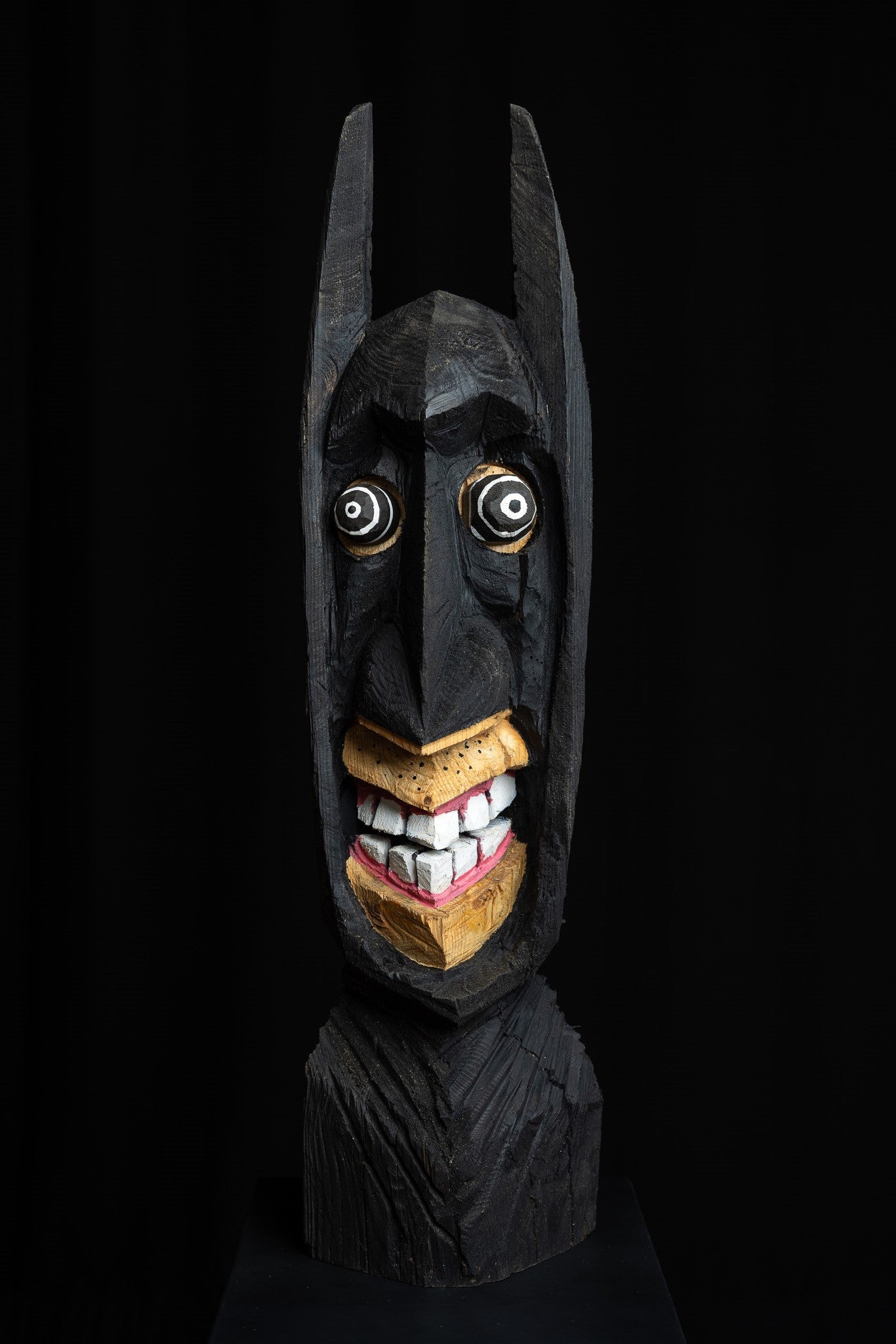 Holzskulptur "Brettman" von Hardy Kaiser