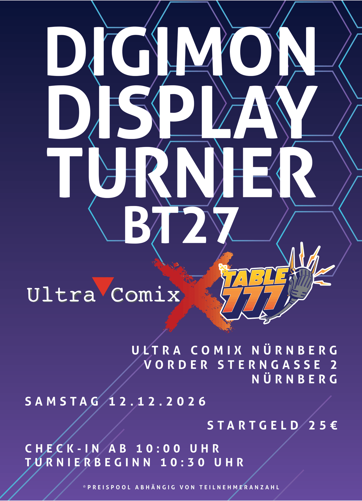 DIGIMON BT-27 DISPLAY-TURNIER – ROAD TO LONDON