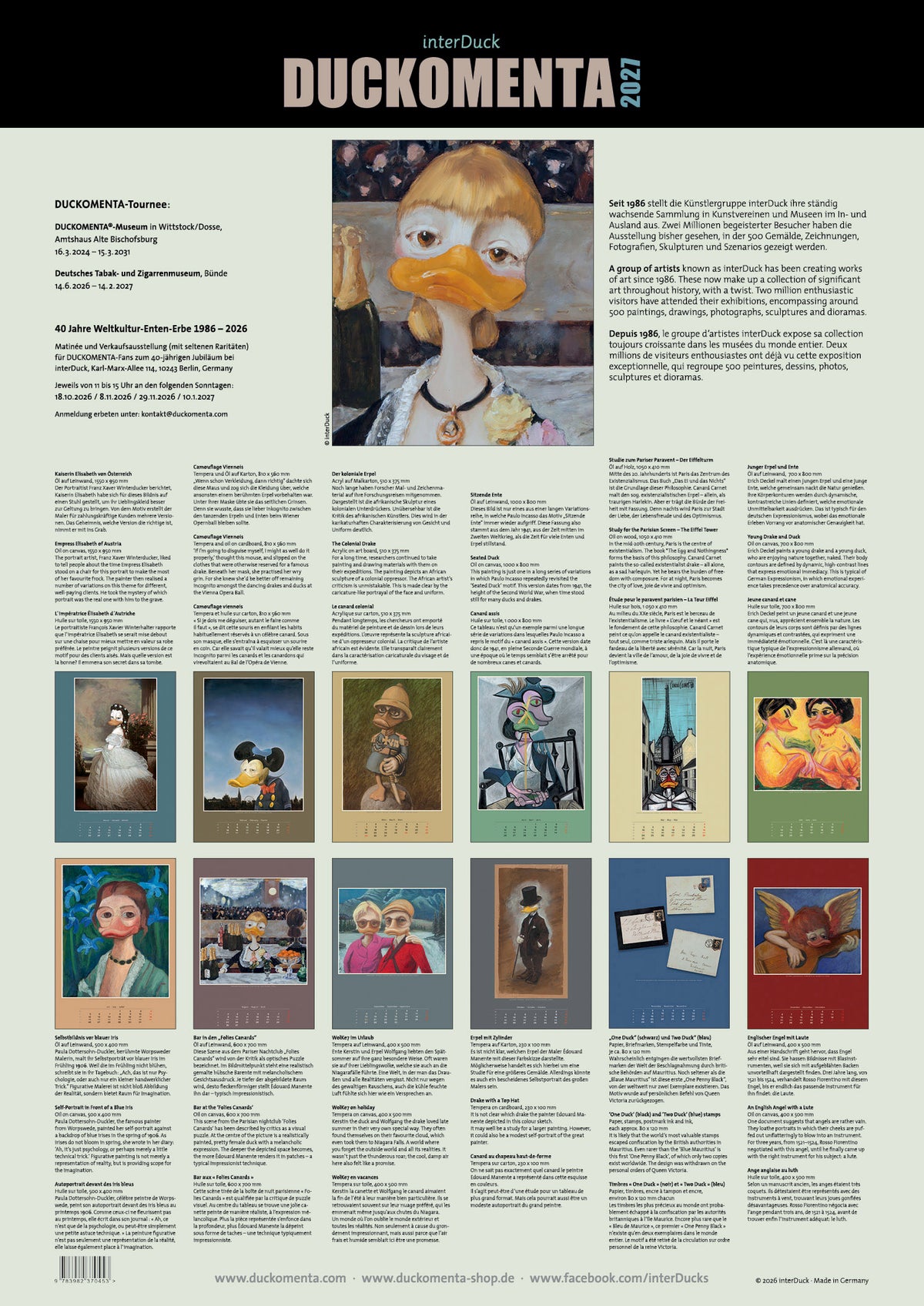 Duckomenta Kalender 2027