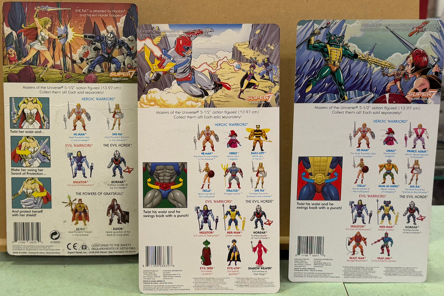 Masters of the Universe - Vintage Collection 22 Figures complete