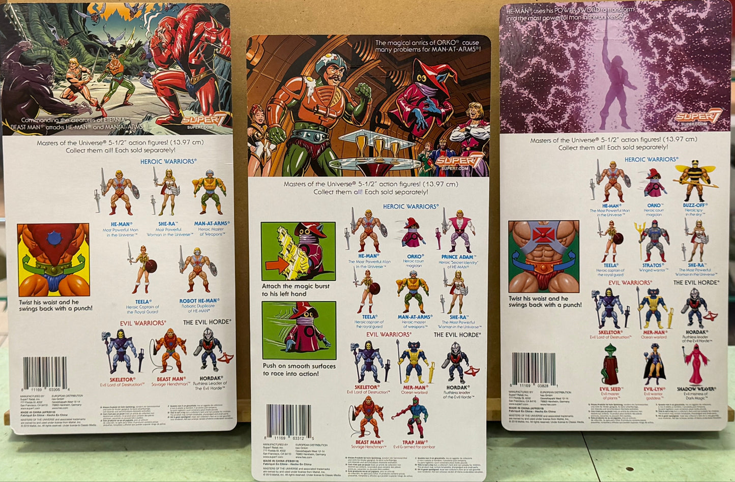 Masters of the Universe - Vintage Collection 22 Figures complete