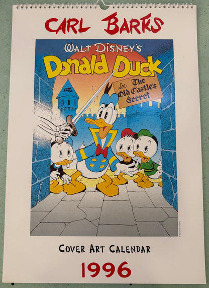 Carl Barks Cover Art Calendar 1996 signiert