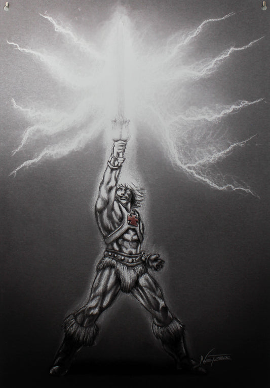 Masters of the Universe Exhibition Artwork: HE Man von Netzroc