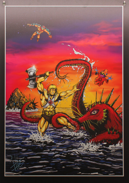 Masters of the Universe Exhibition Artwork: Ungeheuer der Tiefe von Illvano