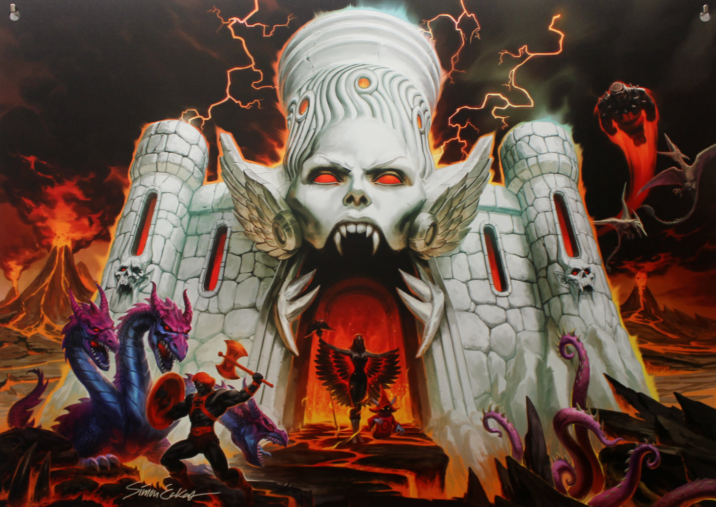 Masters of the Universe Exhibition Artwork: Castle Hellskull von Simon Eckert