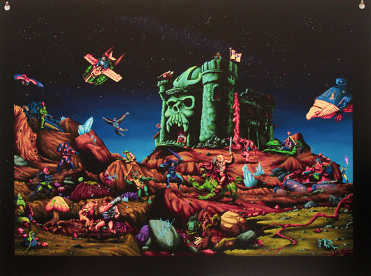 Masters of the Universe Exhibition Artwork: Battle for Grayskull von Nino Ade