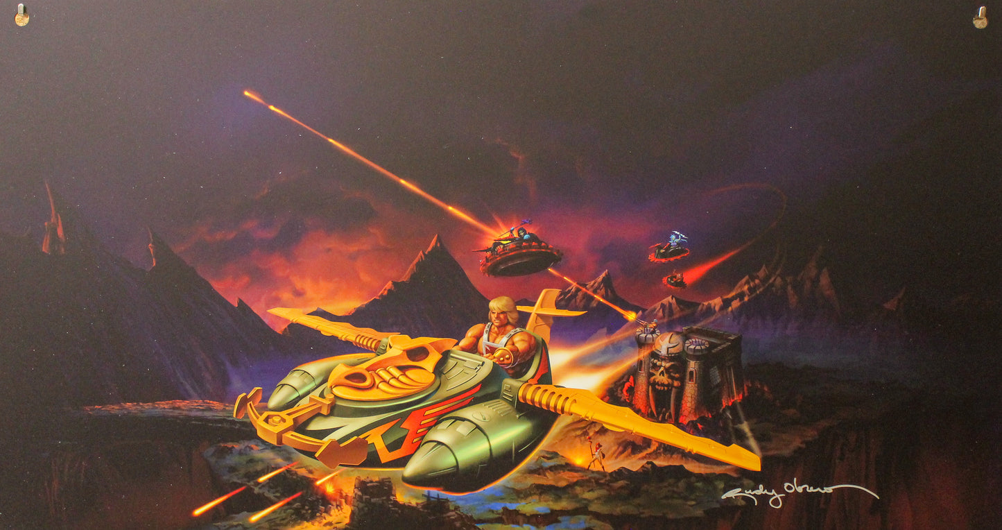 Masters of the Universe Exhibition Artwork: Wind Raider 2013 von Rudy Obrero