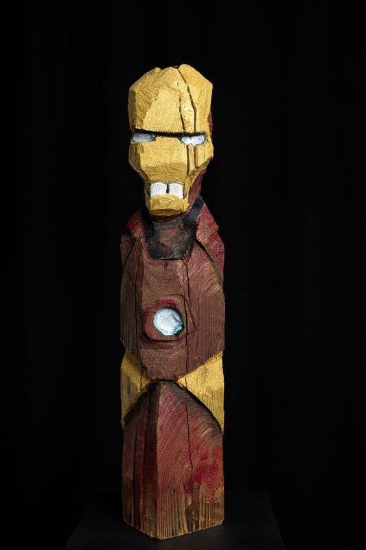 Holzskulptur "Iron Wood" von Hardy Kaiser