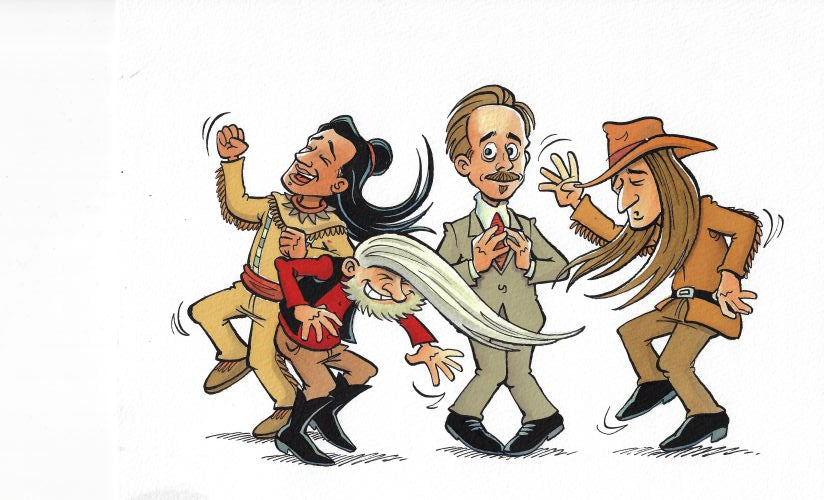 Karl May: Originalillustration Seite 97