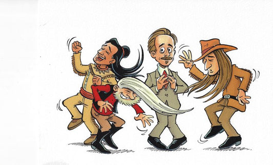 Karl May: Originalillustration Seite 97