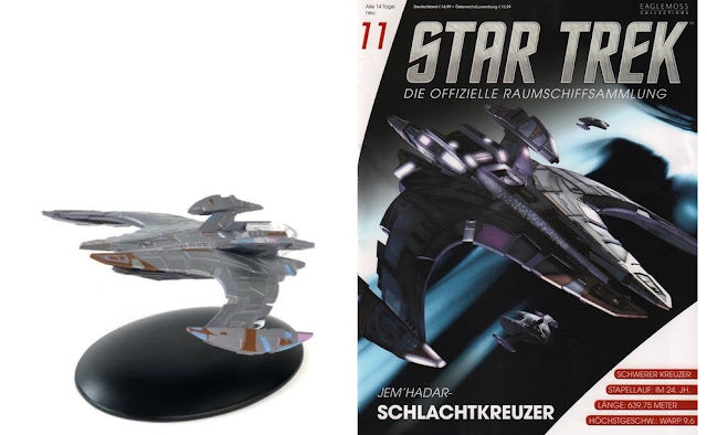 Star Trek Eaglemoss 11: Jem' Hadar Schlachtkreuzer OVP