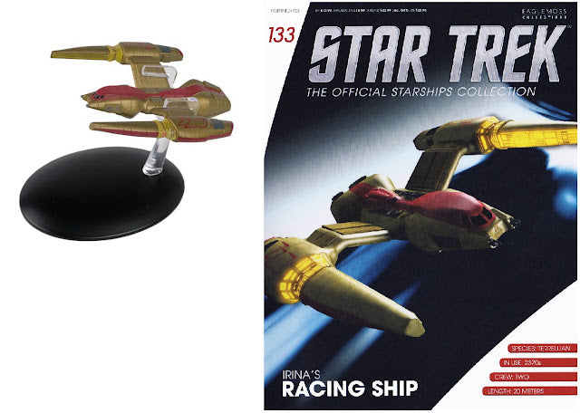 Star Trek Eaglemoss 133: Irina's Rennschiff OVP