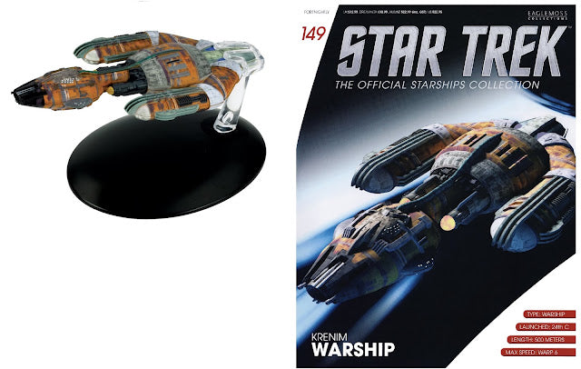 Star Trek Eaglemoss 149: Krenim-Kriegsschiff OVP