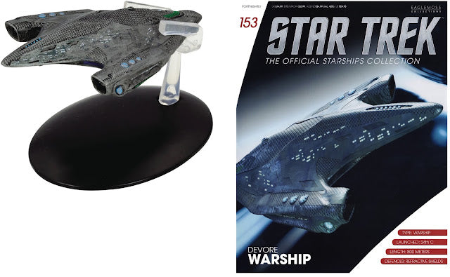 Star Trek Eaglemoss 153: Devore-Kriegsschiff OVP