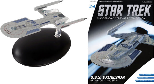 Star Trek Eaglemoss 164: U.S.S. Excelsior NCC-2000 (Nilo Rodis Konzep #3 OVP