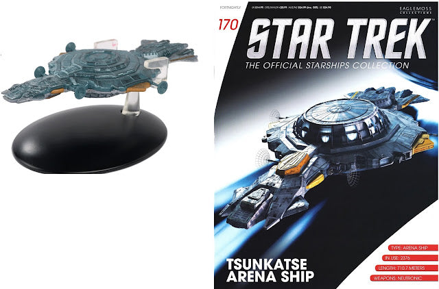 Star Trek Eaglemoss 170: Tsunkatse Arena-Schiff OVP