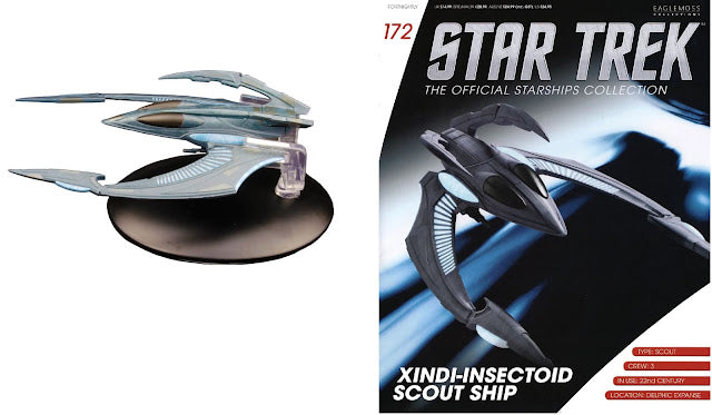 Star Trek Eaglemoss 172: Xindi-Insektoiden Scout-Schiff OVP