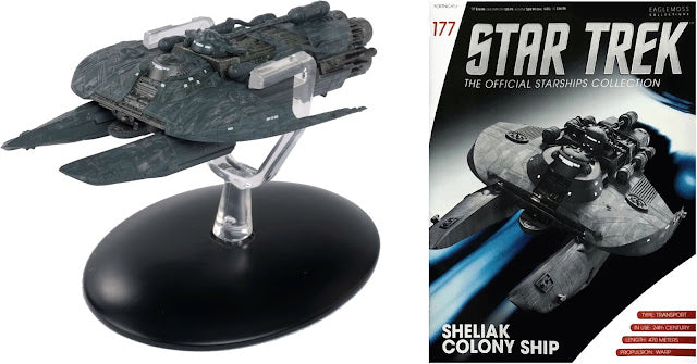Star Trek Eaglemoss 177: Sheliak Kolonie-Schiff OVP