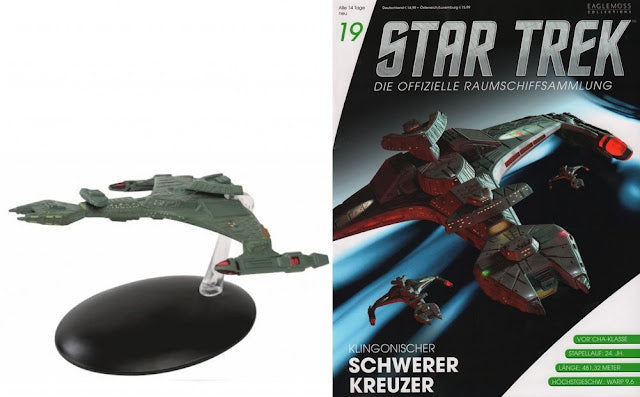 Star Trek Eaglemoss 19: Klingon Vor' Cha-Class OVP