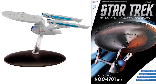 Star Trek Eaglemoss 2:  U.S.S. Enterprise NCC-1701 OVP