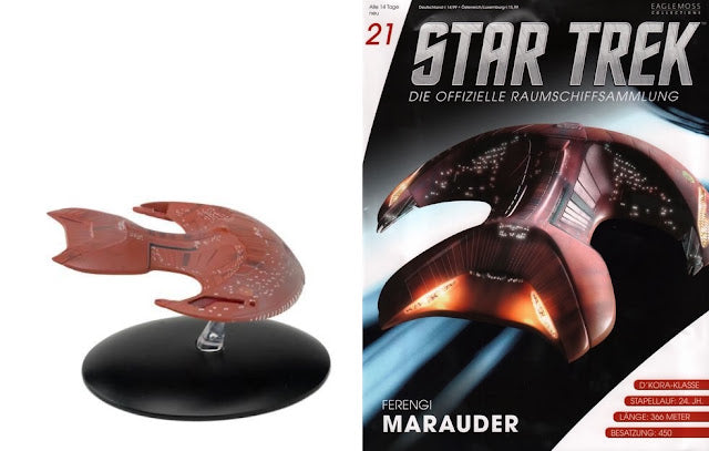 Star Trek Eaglemoss 21: Ferengi-Marauder OVP