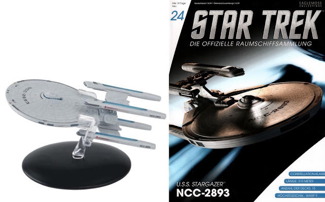 Star Trek Eaglemoss 24: U.S.S. Stargazer NCC-2893 OVP