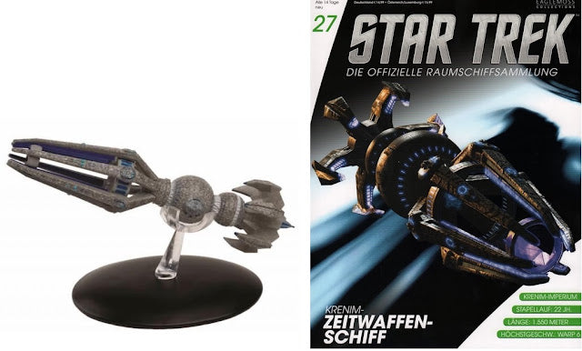 Star Trek Eaglemoss 27: Krenim - Zeitwaffenschiff OVP