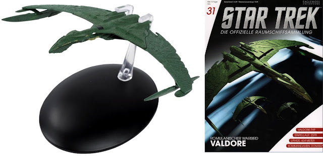 Star Trek Eaglemoss 31: Romulanischer Warbird Valdore OVP